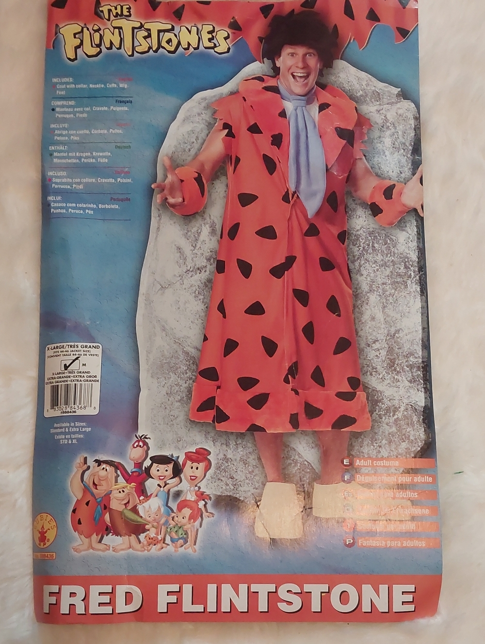 Rubie's Orange and Black Fred Flintstone Costume